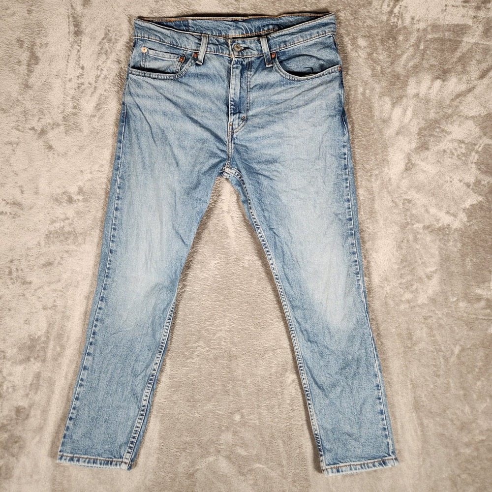 Levi's 512 Slim Taper Jeans Mens 32x29 Light Wash Excellent Stretch 28833-0956